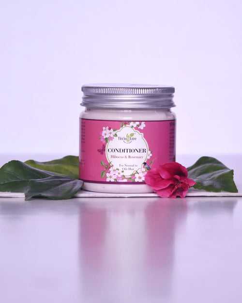 HIBISCUS ROSEMARY CONDITIONER- FOR WEAK BREAKAGE PRONE HAIR- PROMOTES FAST GROWTH