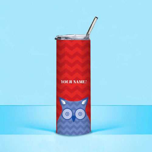 Nutcase Custom Insulated Mugs with Name - Travel Coffee Thermos with Metal Straw 600ml