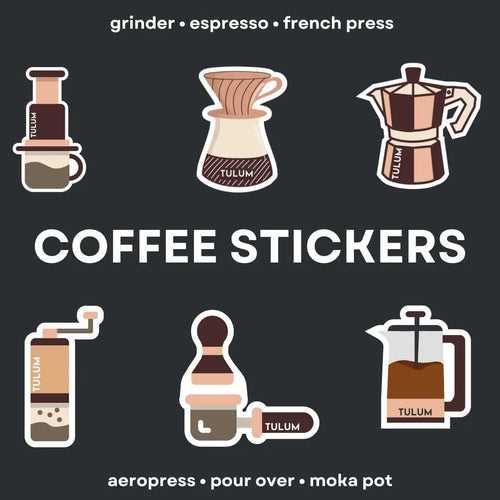 Coffee Stickers 2 pcs
