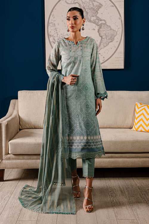 NUREH SIGNATURE PRINTS UNSTITCHED PRINTED LAWN 2024