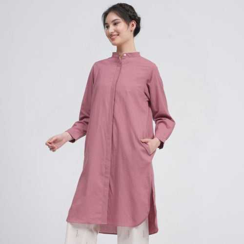 Long Shirt - Dusty Pink