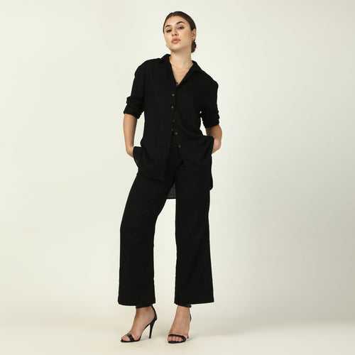 Ibiza Set Of 2 - Shirt & Pants - Black