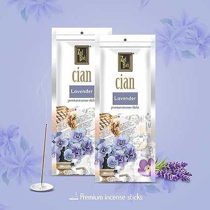Zed Black Cian Agarbatti / Incense Sticks Pack of 1 in Lavender Fragrance