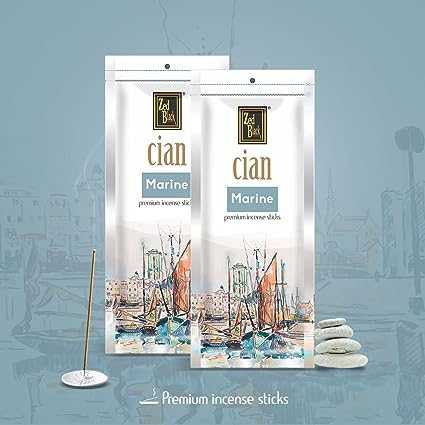 Zed Black Cian Incense Sticks Pack of 1 in Marine Fragrance