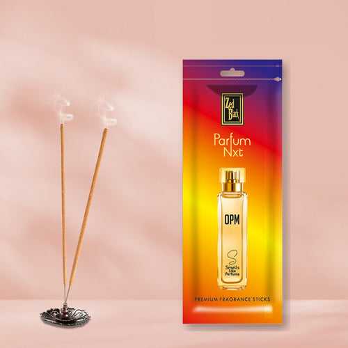 Zed Black Zipper-Parfum Nxt OPM- Medium Fragrance Agarbatti / Incense Sticks for Everyday Use Aroma Sticks - Zipper Pack