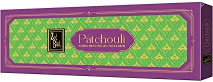 Zed Black Patchouli Hand-Rolled Flora Batti - Pack of 2 Agarbatti / Incense Batti, Long-Lasting Incense Sticks for Special Puja Experience, Festivals, Occasions, Ideal for Gifting GoodVibes Pack ( Approx 57 Agarbatti Sticks | Handrolled (381 GM)