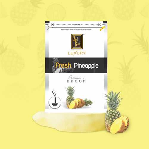 Fresh Pineapple Dhoop Batti In Resealable Pack