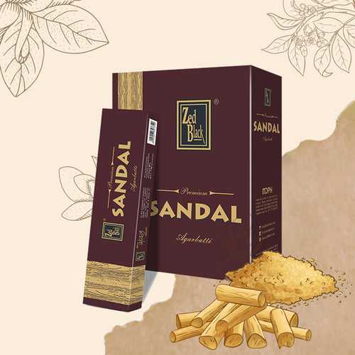 Sandal Flora - Premium Hand Rolled Agarbatti / Incense Sticks