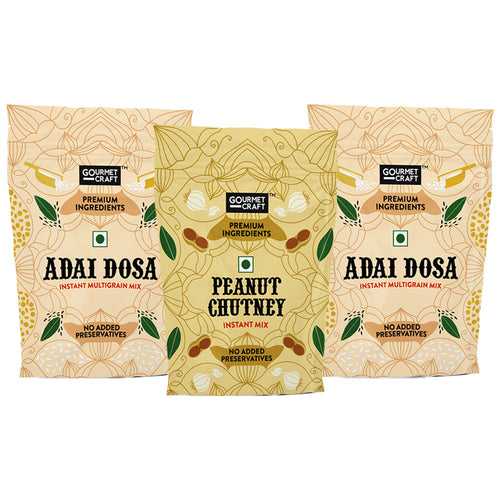 Multigrain Adai Dosa Mix &  Instant Peanut Chutney Mix Combo