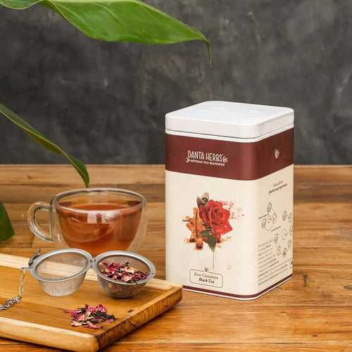 Rose Cinnamon Black Tea - Tin Caddy