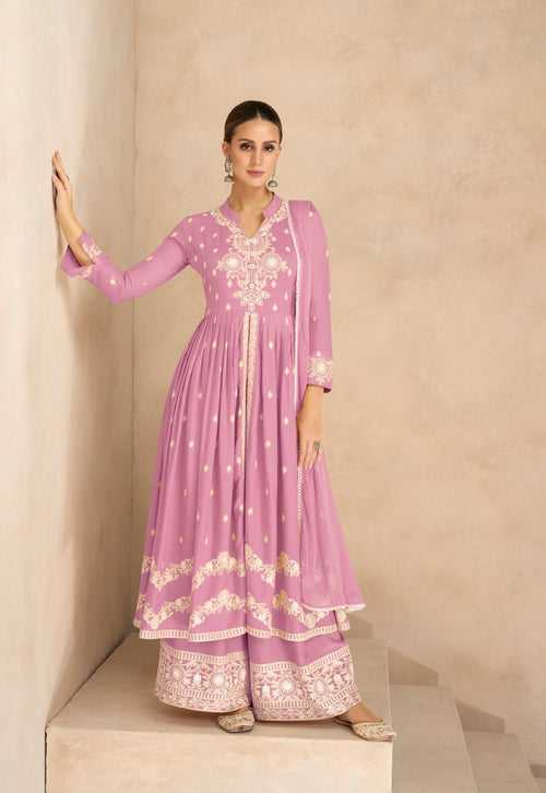 Laila Candy Embroidered Suit Set