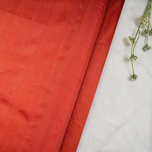 Grenadine Yarn Dyed Plain Blended Raw Silk Fabric