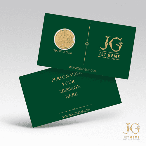 24KT Gold Coin (100mg | 999 Purity) with Free Personalisation