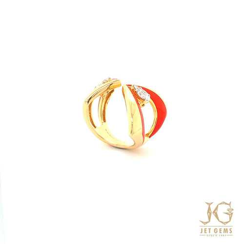 Citrus Zest Statement Ring