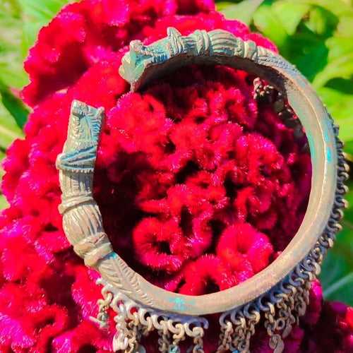 Heirloom Serpent Headed Bangle