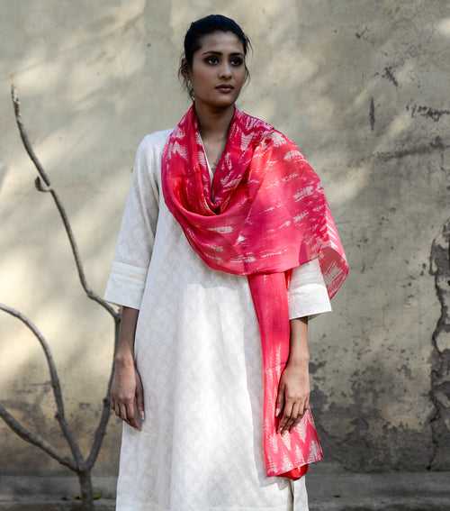 Dual Tone Shibori Dupatta