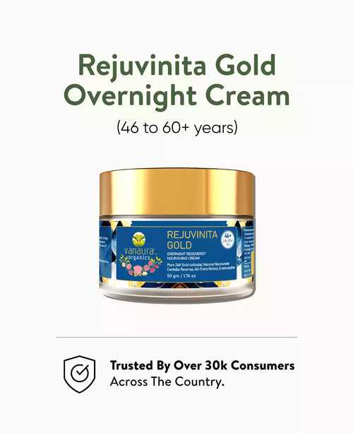 Rejuvinita Gold 46+ (For 46-60+Yrs) - Gold-infused Anti-Aging cream
