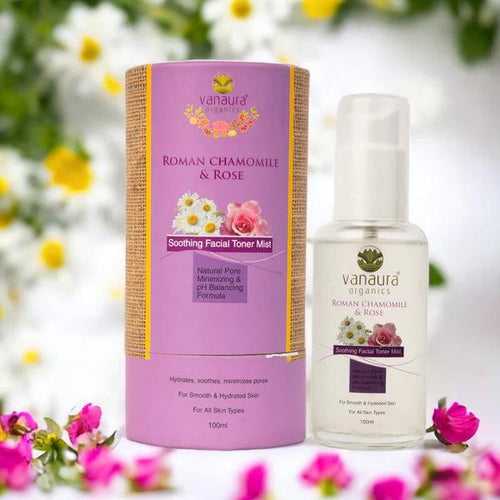 Roman Chamomile and Rose  Soothing facial toner mist-100ml