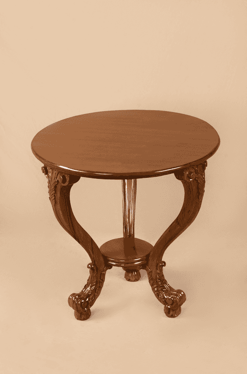 Cicero Carved Corner Table