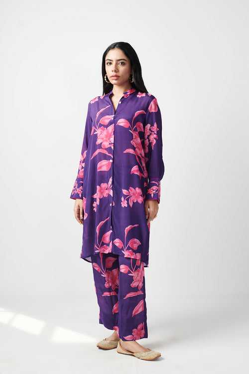 Jashn Purple Co-ord Set of 2