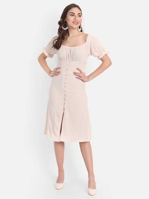 Betty midi Beige dress