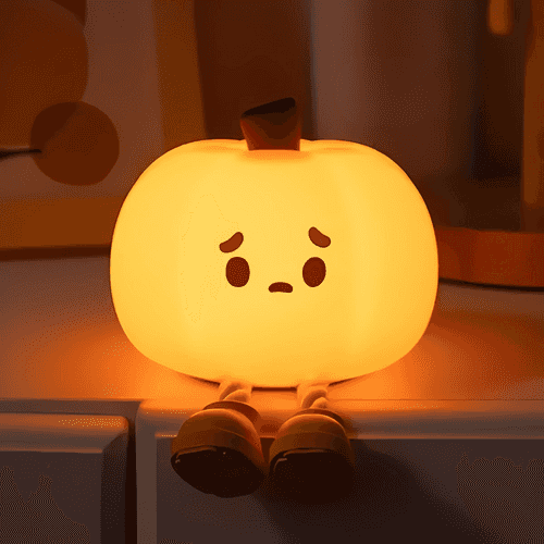 Cute Pumpkin Mini Silicone Light