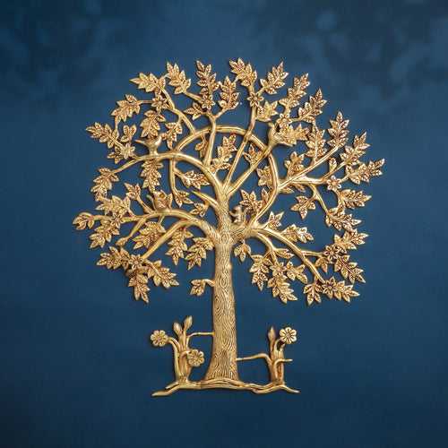 Brass Kalpvriksha Wall Hanging (21 Inch)