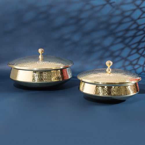 Brass Handi/Lagan With Lid