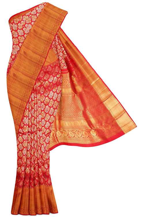 Red Kanchipuram Silk Saree