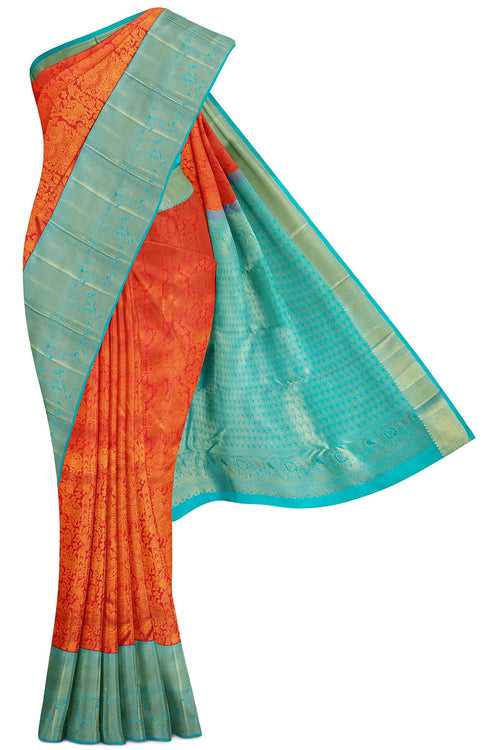 Red Kanchipuram Silk Saree