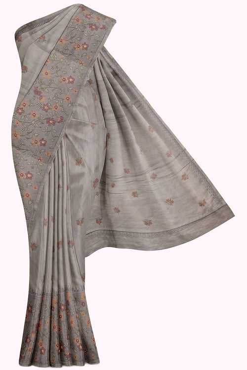 Green Banaras Tussar Saree