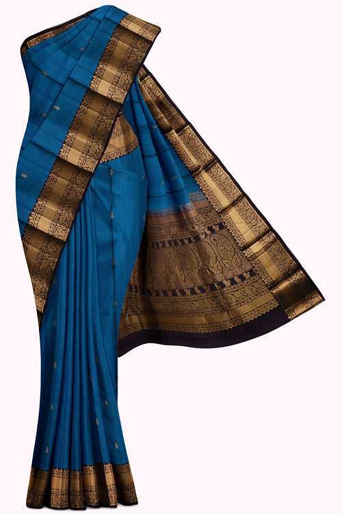 Peacock Soft Silk Saree