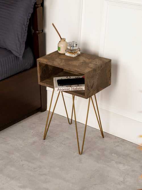 Mirage Amalgam Side Tables, Wooden Tables, Bedside Tables, End Tables, Living Room Decor by A Tiny Mistake