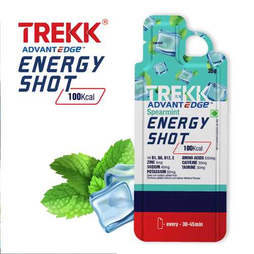 TREKK AdvantEdge Spearmint Energy Shot Gel (Box of 5)