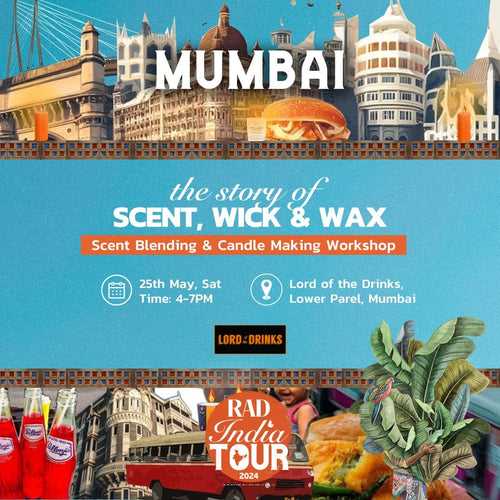 25th May, Lord of the Drinks, Lower Parel, Mumbai | Story of Scent, Wick & Wax  - Workshop