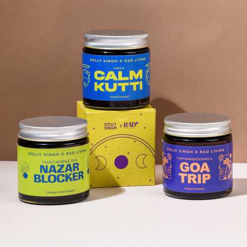 Combo of 3 Small Candles - Dolly Singh X Rad Living