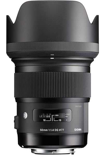 Sigma 50mm F/1.4 DG HSM Art Lens for Sony E-Mount Cameras Black 311965