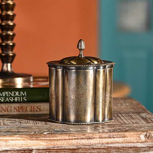 Oriole Engraved Tea Bag Box