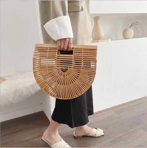 Cairo Bamboo Wooden Bag