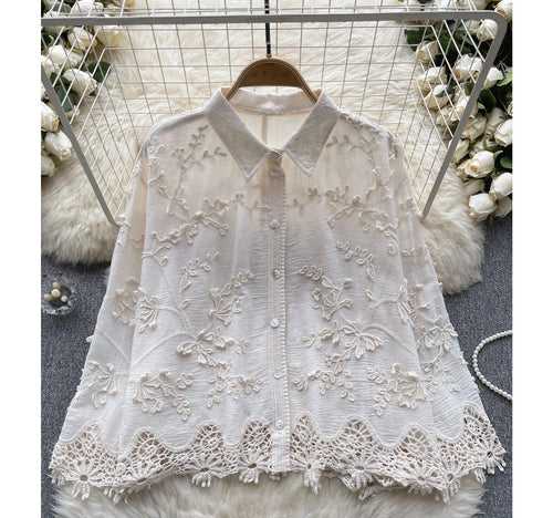 Levi Lace Embroidered Top