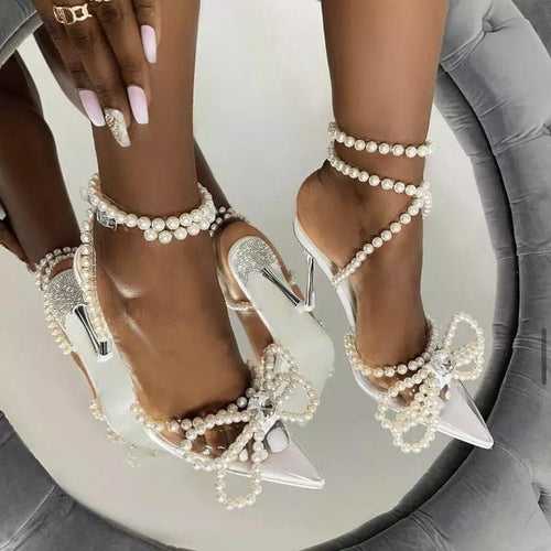 Pearl Pointed Heels