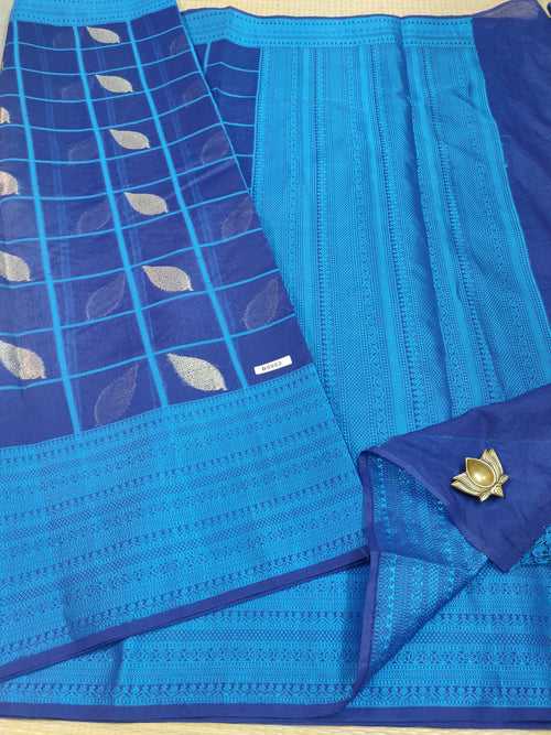 Banaras Jamdhani Silk Cotton #D