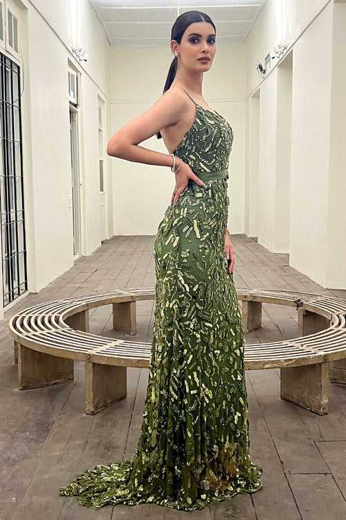 Diana Penty In Our Lizard Gown