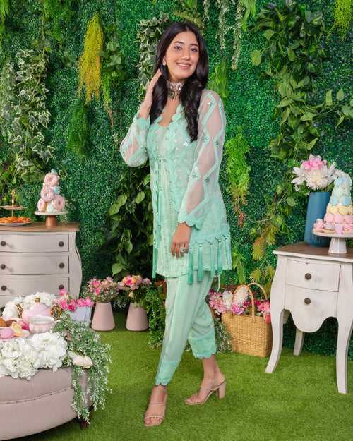 Mint Kurta Set