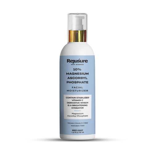 Rejusure 10% Magnesium Ascorbyl Phosphate Facial Moisturizer | Brightening | Hydrating – 50ml: