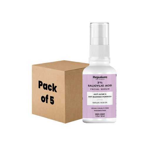 Rejusure 2% Salicylic Acid Facial Serum - 30ml (Pack of 5)