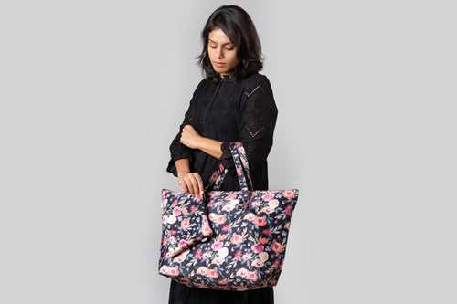 Foldable Shopping Bag - Floral Dream