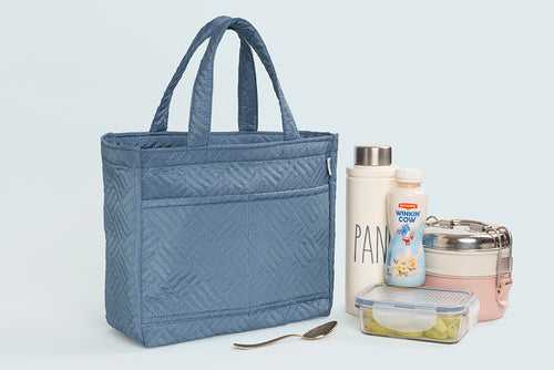 Lunch Bag (2 Pocket) - Blue