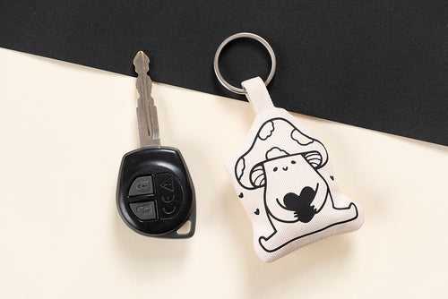 Quirky Keychain - Mushroom