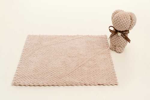 Square Teddy Napkin - Beige